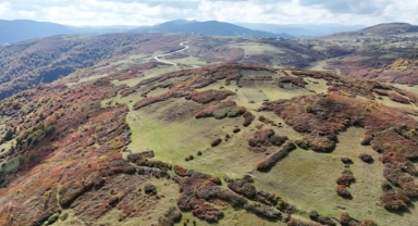 Ordu'da sonbaharın renkleri havadan görüntülendi (Foto Galeri)