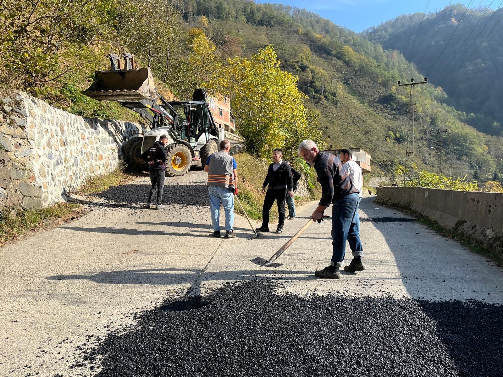 Doğankent’te Çalışmalara Yakın Takip (Foto Galeri)