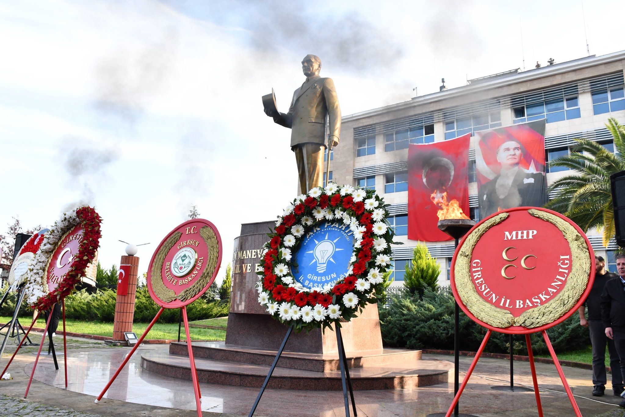 Gazi Mustafa Kemal Atatürk, Giresun’da Saygı ve Minnetle Anıldı (Foto Galeri) 