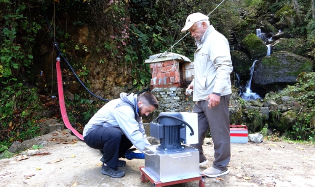 Giresun'da kendi elektriklerini üreterek herkese örnek oldular (Foto Galeri) 