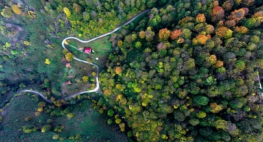 Güzeldere Şelalesi Tabiat Parkı Sonbaharın Renkleriyle Büyülüyor (Foto Galeri)