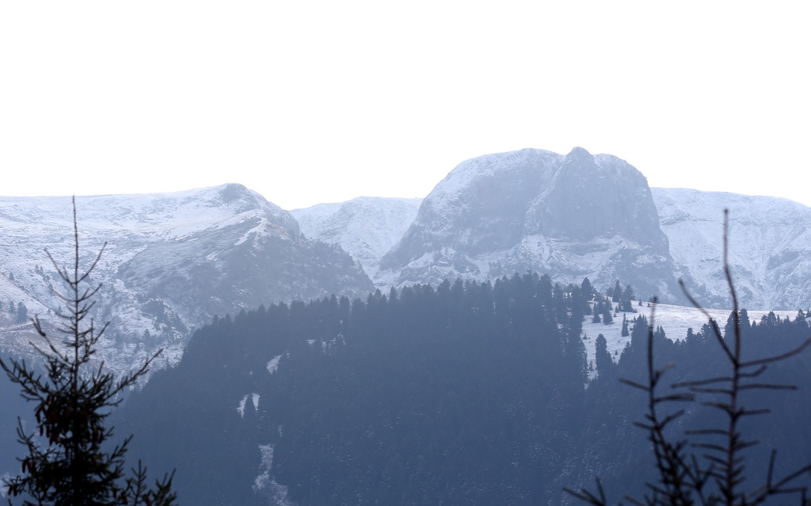 Karadeniz'in o kentinde kar yağışı! (Foto Galeri) 