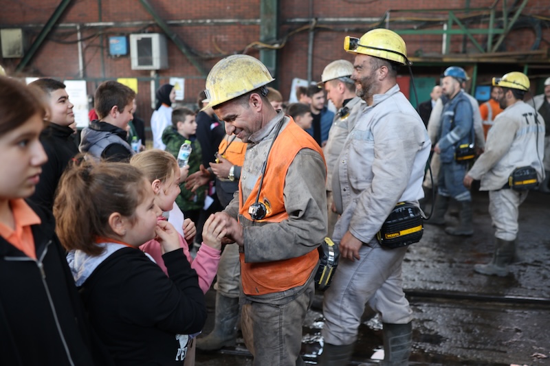 Madencilere Dünya Madenciler Günü'nde çocuklarından duygulandıran sürpriz (Foto Galeri)