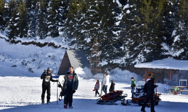 Karadeniz'in O Kayak Merkezi'nde Sezon Açıldı! (Foto Galeri)