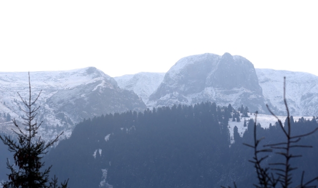 Karadeniz'in o kentinde kar yağışı! (Foto Galeri) 