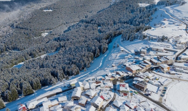 Kümbet Yaylası’nda yeşilden beyaza mevsim geçişi (Foto Galeri)