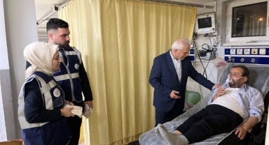 AK Parti Giresun Heyetinden Hastalara Moral, Sağlıkçılara Destek (Foto Galeri) 