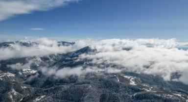Ilgaz ve Yaralıgöz dağlarında kar manzarası havadan görüntülendi (Foto Galeri) 