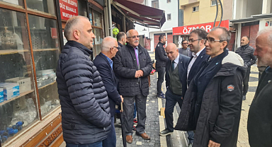 Aydındere ve Kovanlık'ta seçim çalışmalarını sürdürdüler