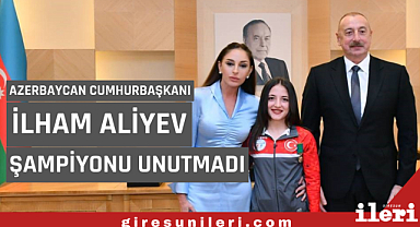 Azerbaycan Cumhurbaşkanı Aliyev, şampiyonları unutmadı
