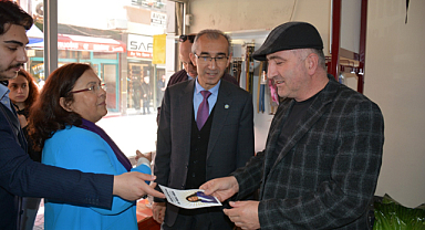 Bulancak’ta esnafı ziyaret ettiler
