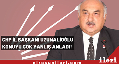 CHP konuyu çok yanlış anladı!