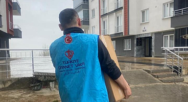 Depremzedelere yardım