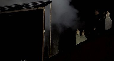 Fırın bacasında yangın