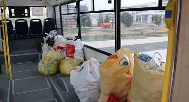 Geri dönüşüme 20 ton atık