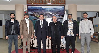 Görele Belediye Başkanı Ahmet Süleymanoğlu’na ziyaret
