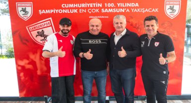 Hırvatistan Futbol Federasyonu Başkanı Davor Suker, Samsunspor'u ziyaret etti