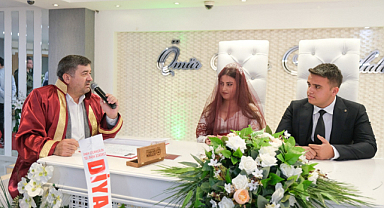 Kahramanmaraşlı depremzede çift Giresun'da evlendi