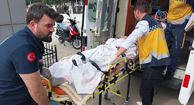 Karısını bıçakla ağır yaralayan koca kaçarken yakalandı