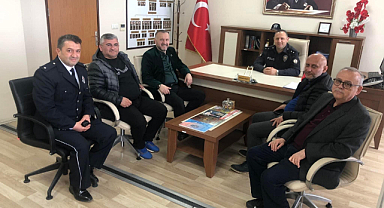 Mehmet Emür, Polis teşkilatını ziyaret etti