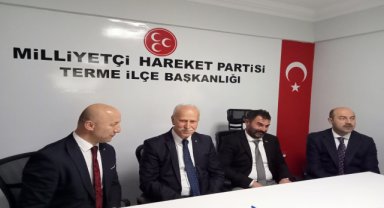 MHP Terme İlçe Başkanlığında bayramlaşma töreni düzenlendi