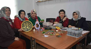Özel çocukların annelerinden en özel el sanatları