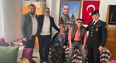 Şehit ve Gazi yakınlarına bayram ziyareti
