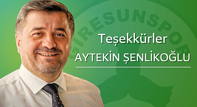 Teşekkürler Aytekin Şenlikoğlu