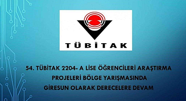 Tübitak Samsun finallerinde Giresun'dan büyük başarı