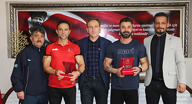 Türkiye Şampiyonu sporculardan ziyaret