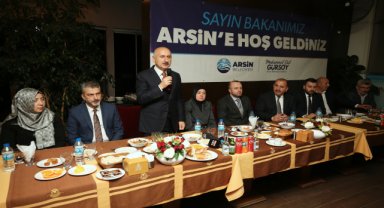 Ulaştırma ve Altyapı Bakanı Karaismailoğlu, Trabzon'da konuştu: