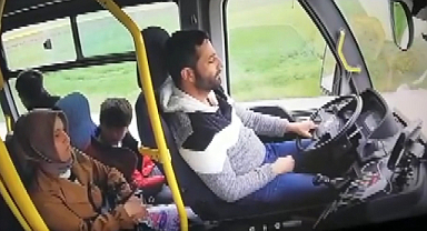 Yolcu dolu otobüsün şoförü uyuyakaldı, yolcular ölümden böyle döndü