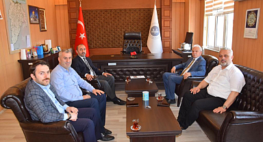 Elmas’tan İl Müftülüğüne nezaket ziyareti