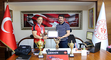Erkan Bal, İsmail Çalgan'ı ziyaret etti