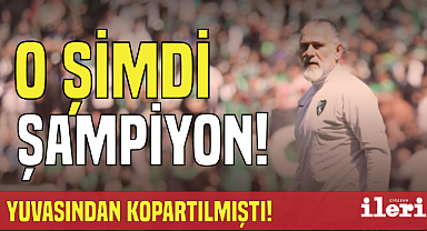 Giresunspor'dan ayrılmak zorunda bırakılmıştı, şimdi şampiyonluk yaşadı