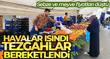 Havaların ısınması sebze fiyatlarını düşürdü