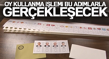 Oy kullanma işlemi bu adımlarla gerçekleşecek