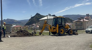 Şebinkarahisar'da doğal gaz çalışmalarına başlandı