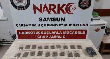 Şüpheli araçtan esrar çıktı