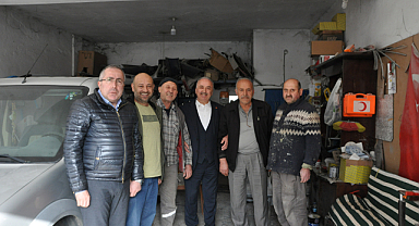Temür'den Giresun Sanayi Sitesi esnaf ziyareti