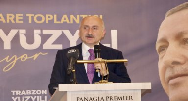 Ulaştırma ve Altyapı Bakanı Karaismailoğlu, Trabzon'da konuştu: