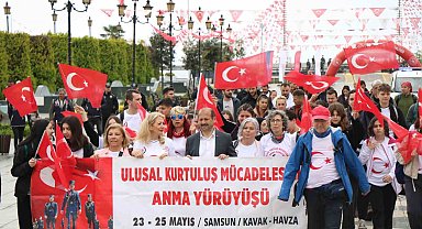 Ulusal Kurtuluş Mücadelesi Anma Yürüyüşü başladı