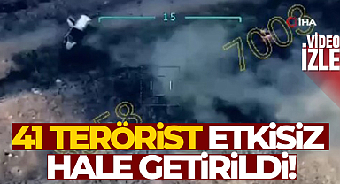 ‘41’ terörist etkisiz hale getirildi