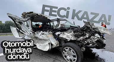 Dinlenme tesisine girmek isterken faciayı yaşadılar: 1'i ağır 3 yaralı