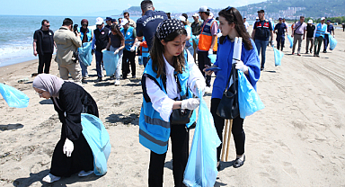 Giresun'da deniz ve sahil temizliği yapıldı