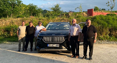 Giresun'da ilk Togg sahibine teslim edildi
