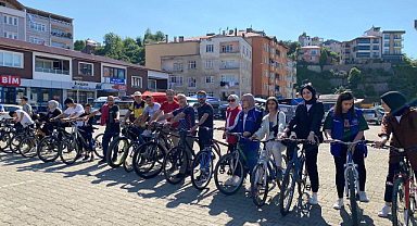 Giresun doğa ve sağlık için pedal çevirdi