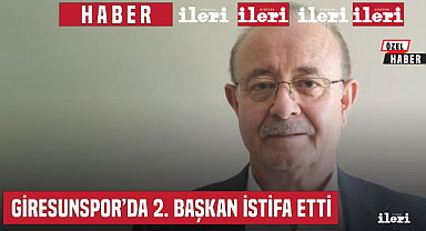 Giresunspor 2. Başkanı Gökalp Kasapoğlu istifa etti!