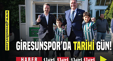 Giresunspor'da tarihi gün