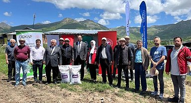 Gümüşhane'de buğday ekim sezonu başladı